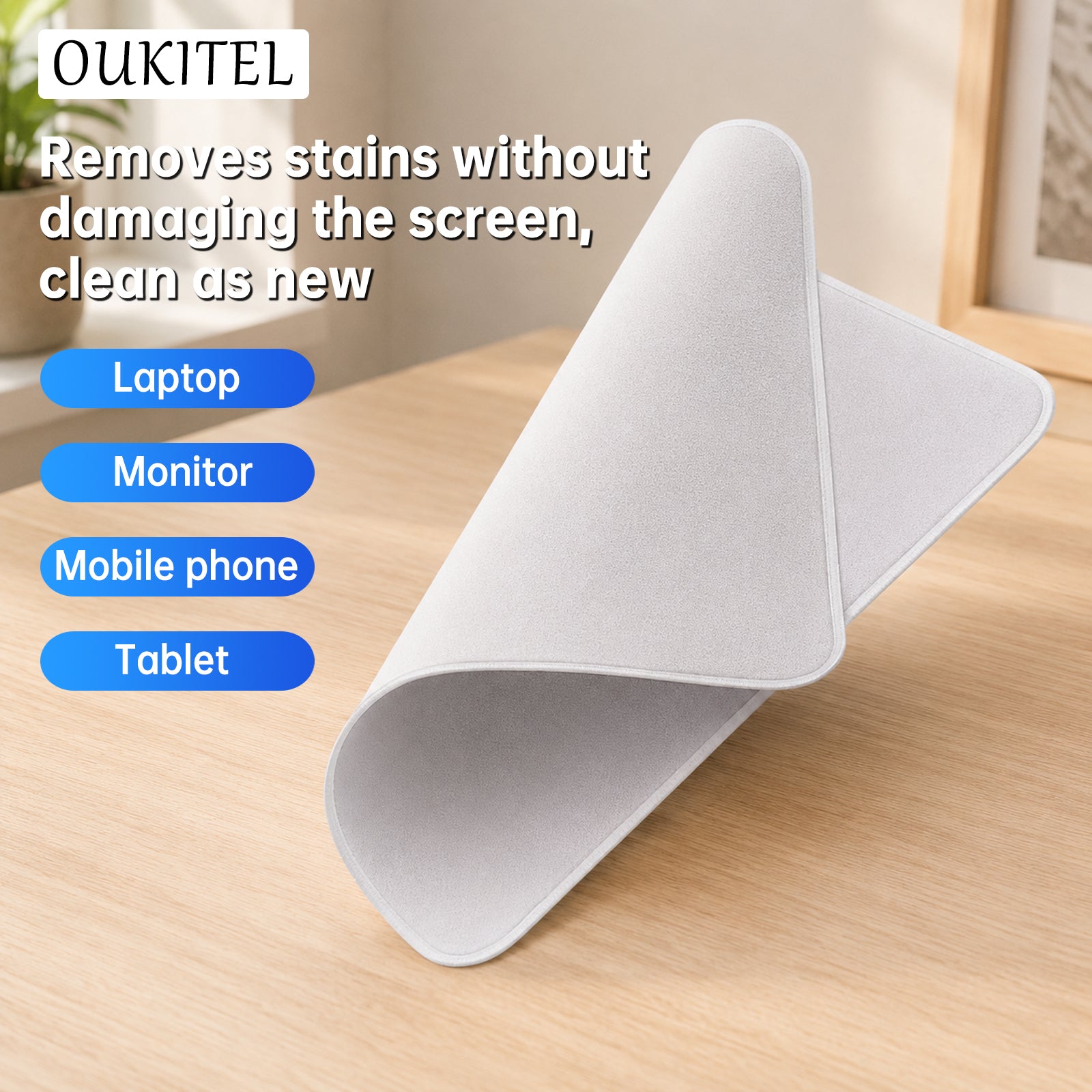 Reusable Phone Cloth, Touch-Screen Ready