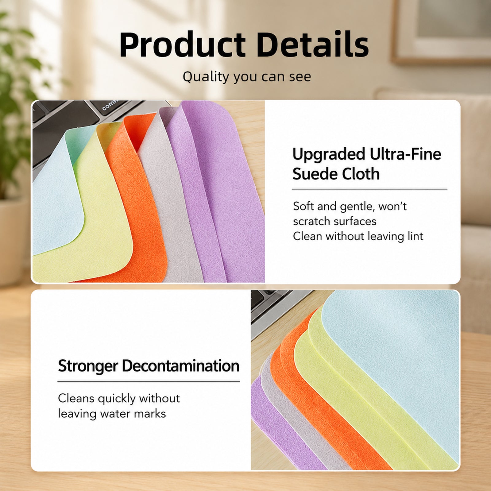 Dust-Free Phone Cloth, Screen Safe