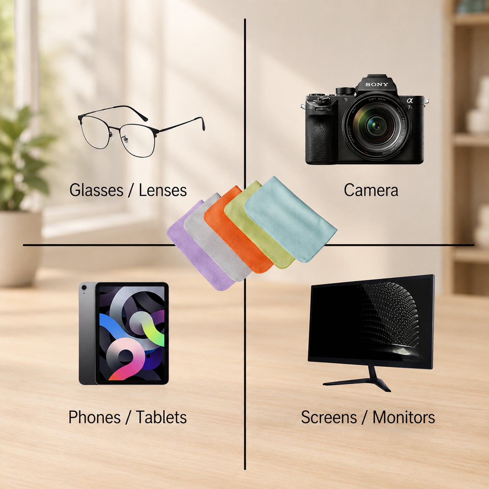 Dust-Free Phone Cloth, Screen Safe